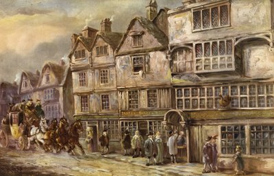 The Cock Tavern, Bishopsgate Street, London von J.C. Maggs